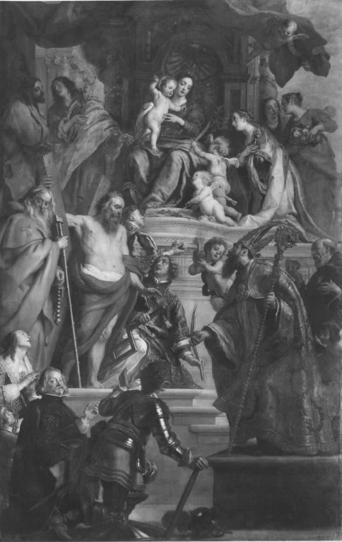 La Vergine col Bambino e santi - Bavarian State Painting Collections